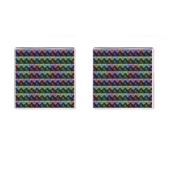 Inspirational Think Big Concept Pattern Cufflinks (square) by dflcprintsclothing