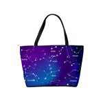 Realistic Night Sky With Constellations Classic Shoulder Handbag Back