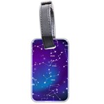 Realistic Night Sky With Constellations Luggage Tag (two sides) Back