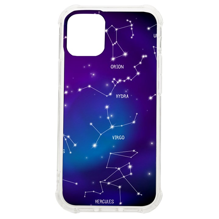 Realistic Night Sky With Constellations iPhone 12 mini TPU UV Print Case	