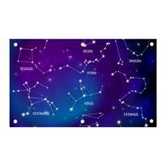 Realistic Night Sky With Constellations Banner And Sign 5  X 3  by Cowasu