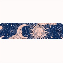 Crescent Moon And Sun Large Bar Mat by NiOng