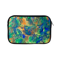 Blue on green flow Apple MacBook Pro 13  Zipper Case