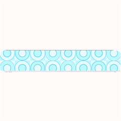 Mazipoodles Baby Blue Check Donuts Small Bar Mat by Mazipoodles