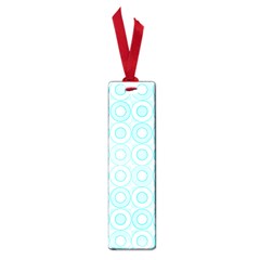 Mazipoodles Baby Blue Check Donuts Small Book Marks by Mazipoodles