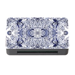 Blue Biro Arabesque Memory Card Reader With Cf