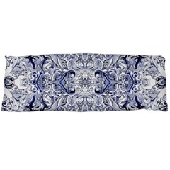 Blue Biro Arabesque Body Pillow Case (dakimakura) by kaleidomarblingart