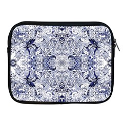 Blue Biro Arabesque Apple Ipad 2/3/4 Zipper Cases by kaleidomarblingart