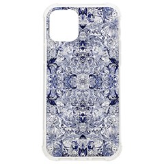 Blue Biro Arabesque Iphone 12/12 Pro Tpu Uv Print Case by kaleidomarblingart