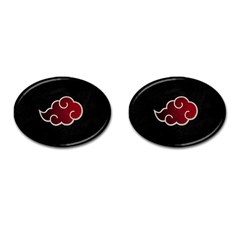 Naruto-akatsuki- Chan Cufflinks (oval) by Chan9095