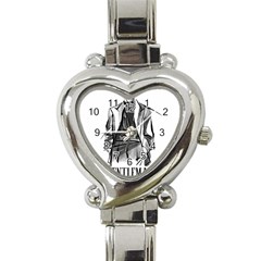 20230815 214856 0000 Heart Italian Charm Watch by Divyanshstore