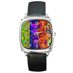 Lou Square Metal Watch by MRNStudios