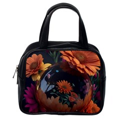 Crocodile Vs Monkey Watercolor 1 Dreamshaper V7 3d Floral 0 Classic Handbag (one Side) by mohdmosin2535