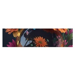 Crocodile Vs Monkey Watercolor 1 Dreamshaper V7 3d Floral 0 Oblong Satin Scarf (16  X 60 ) by mohdmosin2535