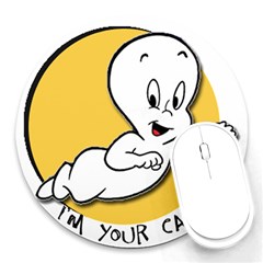 Casper2 Round Mousepad by RuuGallery10