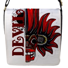 Devil2 Flap Closure Messenger Bag (s)