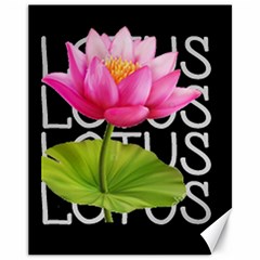 Lotus2 Canvas 11  X 14  by RuuGallery10