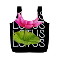 Lotus2 Full Print Recycle Bag (m)