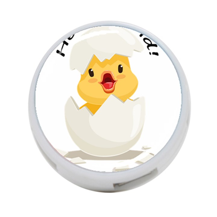 Cute Chick 4-Port USB Hub (Two Sides)