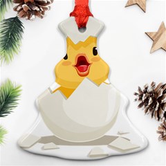 Cute Chick Christmas Tree Ornament (two Sides)