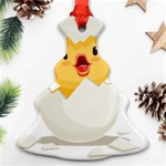 Cute Chick Christmas Tree Ornament (Two Sides) Front