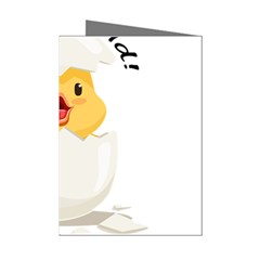 Cute Chick Mini Greeting Cards (pkg Of 8) by RuuGallery10