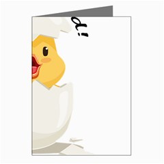 Cute Chick Greeting Cards (pkg Of 8) by RuuGallery10