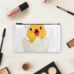 Cute Chick Cosmetic Bag (small) by RuuGallery10