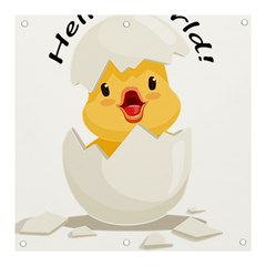 Cute Chick Banner And Sign 3  X 3 