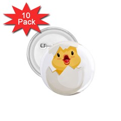 Cute Chick 1 75  Buttons (10 Pack)