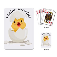 Cute Chick Playing Cards Single Design (rectangle)