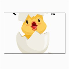 Cute Chick Postcards 5  X 7  (pkg Of 10)