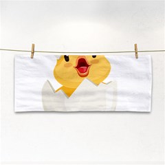 Cute Chick Hand Towel by RuuGallery10