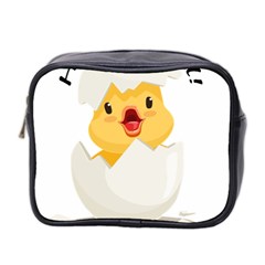 Cute Chick Mini Toiletries Bag (two Sides) by RuuGallery10