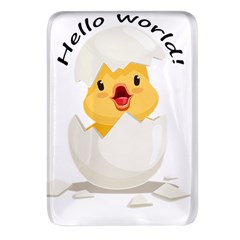 Cute Chick Rectangular Glass Fridge Magnet (4 Pack)