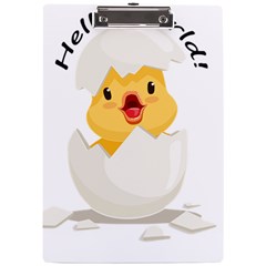 Cute Chick A4 Acrylic Clipboard