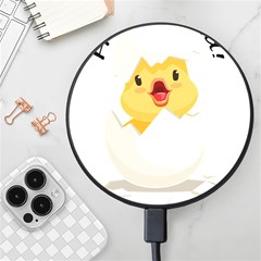 Cute Chick Wireless Fast Charger(black) by RuuGallery10