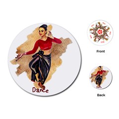 Dance New Playing Cards Single Design (round)