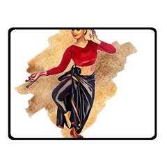 Dance New Two Sides Fleece Blanket (small) by RuuGallery10