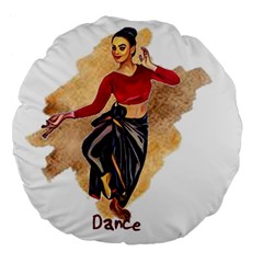 Dance New Large 18  Premium Flano Round Cushions by RuuGallery10