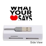 Do What Ur Heart Says Memory Card Reader (Stick) Front