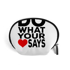 Do What Ur Heart Says Accessory Pouch (Small)