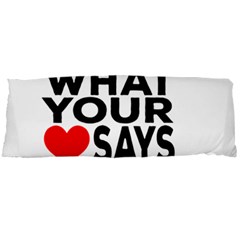 Do What Ur Heart Says Body Pillow Case Dakimakura (two Sides) by RuuGallery10