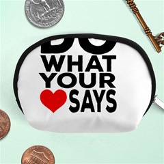 Do What Ur Heart Says Accessory Pouch (medium) by RuuGallery10