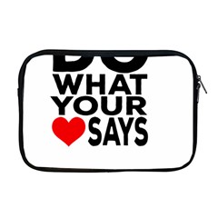 Do What Ur Heart Says Apple Macbook Pro 17  Zipper Case by RuuGallery10