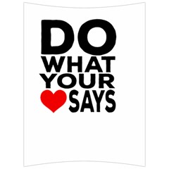 Do What Ur Heart Says Back Support Cushion by RuuGallery10