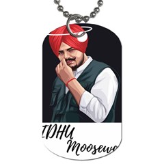 Moosewala Dog Tag (two Sides)