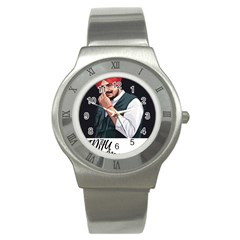 Moosewala Stainless Steel Watch by Mayank