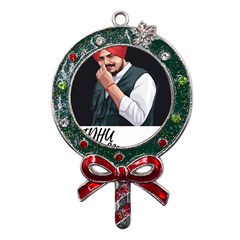 Moosewala Metal X mas Lollipop With Crystal Ornament by Mayank