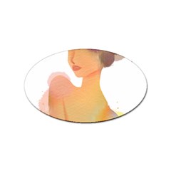 Lady Sticker Oval (100 Pack) by RuuGallery10